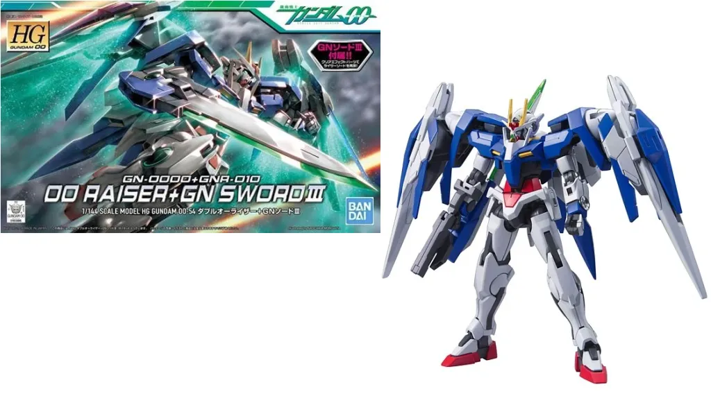 GUNDAM - HG 1/144 OO Raiser+Gn Sword II - Model Kit